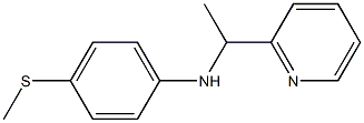 4-(methylsulfanyl)-N-[1-(pyridin-2-yl)ethyl]aniline Structure