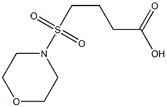 4-(morpholine-4-sulfonyl)butanoic acid Struktur