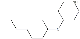 4-(octan-2-yloxy)piperidine Struktur