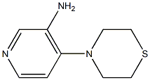 4-(thiomorpholin-4-yl)pyridin-3-amine Struktur