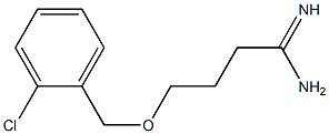 4-[(2-chlorobenzyl)oxy]butanimidamide Struktur