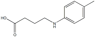 4-[(4-methylphenyl)amino]butanoic acid Struktur