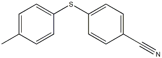 4-[(4-methylphenyl)sulfanyl]benzonitrile Struktur