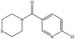 4-[(6-chloropyridin-3-yl)carbonyl]thiomorpholine Struktur