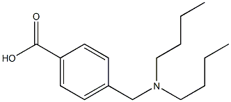 4-[(dibutylamino)methyl]benzoic acid Struktur