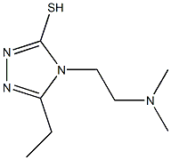 4-[2-(dimethylamino)ethyl]-5-ethyl-4H-1,2,4-triazole-3-thiol Struktur