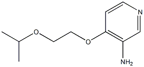 4-[2-(propan-2-yloxy)ethoxy]pyridin-3-amine Struktur