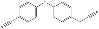 4-[4-(cyanomethyl)phenoxy]benzonitrile Struktur