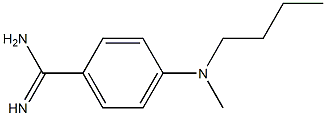 4-[butyl(methyl)amino]benzene-1-carboximidamide Struktur