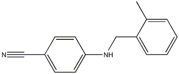 4-{[(2-methylphenyl)methyl]amino}benzonitrile Struktur