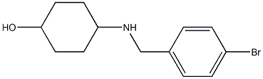 4-{[(4-bromophenyl)methyl]amino}cyclohexan-1-ol Struktur