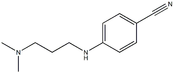 4-{[3-(dimethylamino)propyl]amino}benzonitrile Struktur