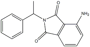 4-amino-2-(1-phenylethyl)-2,3-dihydro-1H-isoindole-1,3-dione Struktur