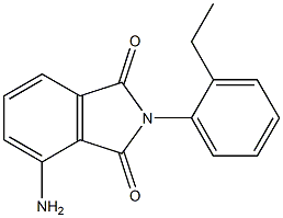 4-amino-2-(2-ethylphenyl)-2,3-dihydro-1H-isoindole-1,3-dione Struktur