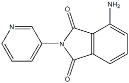 4-amino-2-(pyridin-3-yl)-2,3-dihydro-1H-isoindole-1,3-dione Struktur