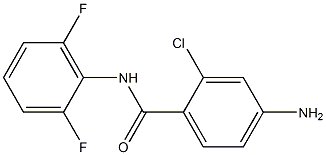 4-amino-2-chloro-N-(2,6-difluorophenyl)benzamide Struktur