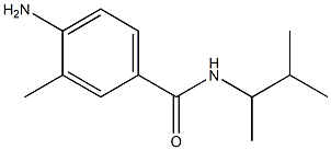 4-amino-3-methyl-N-(3-methylbutan-2-yl)benzamide Struktur