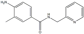 4-amino-3-methyl-N-(pyridin-2-ylmethyl)benzamide Struktur