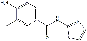 4-amino-3-methyl-N-1,3-thiazol-2-ylbenzamide Struktur