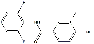 4-amino-N-(2,6-difluorophenyl)-3-methylbenzamide Struktur