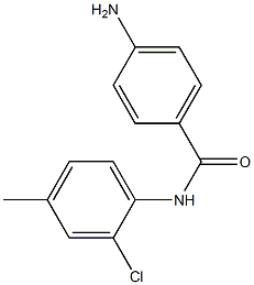 4-amino-N-(2-chloro-4-methylphenyl)benzamide Struktur