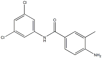 4-amino-N-(3,5-dichlorophenyl)-3-methylbenzamide Struktur