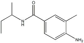 4-amino-N-(sec-butyl)-3-methylbenzamide Struktur