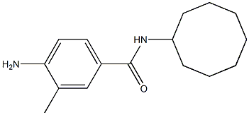 4-amino-N-cyclooctyl-3-methylbenzamide Struktur