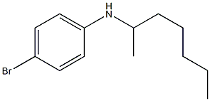 4-bromo-N-(heptan-2-yl)aniline Struktur