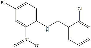 4-bromo-N-[(2-chlorophenyl)methyl]-2-nitroaniline Struktur