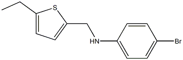 4-bromo-N-[(5-ethylthiophen-2-yl)methyl]aniline Struktur