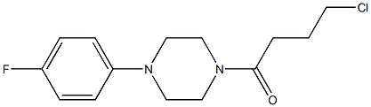 4-chloro-1-[4-(4-fluorophenyl)piperazin-1-yl]butan-1-one Struktur