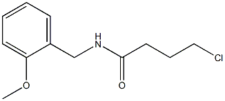 4-chloro-N-[(2-methoxyphenyl)methyl]butanamide Struktur