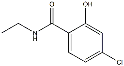 4-chloro-N-ethyl-2-hydroxybenzamide Struktur