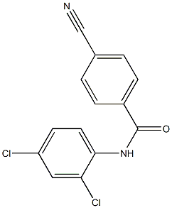 4-cyano-N-(2,4-dichlorophenyl)benzamide Struktur