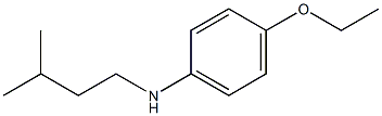 4-ethoxy-N-(3-methylbutyl)aniline Struktur