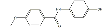 4-ethoxy-N-(4-hydroxyphenyl)benzamide Struktur