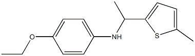 4-ethoxy-N-[1-(5-methylthiophen-2-yl)ethyl]aniline Struktur