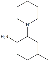 4-methyl-2-piperidin-1-ylcyclohexanamine Struktur