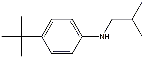 4-tert-butyl-N-(2-methylpropyl)aniline Struktur