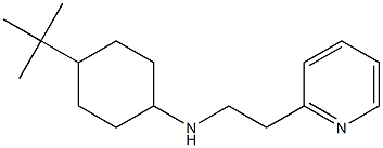 4-tert-butyl-N-[2-(pyridin-2-yl)ethyl]cyclohexan-1-amine Struktur