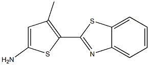 5-(1,3-benzothiazol-2-yl)-4-methylthien-2-ylamine Struktur