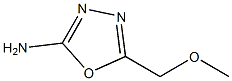 5-(methoxymethyl)-1,3,4-oxadiazol-2-amine Struktur