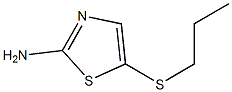 5-(propylthio)-1,3-thiazol-2-amine Struktur