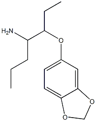 5-[(4-aminoheptan-3-yl)oxy]-2H-1,3-benzodioxole Struktur