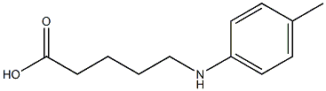 5-[(4-methylphenyl)amino]pentanoic acid Struktur