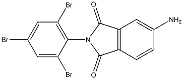 5-amino-2-(2,4,6-tribromophenyl)-2,3-dihydro-1H-isoindole-1,3-dione Struktur