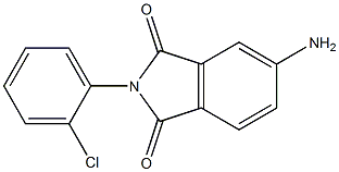 5-amino-2-(2-chlorophenyl)-2,3-dihydro-1H-isoindole-1,3-dione Struktur