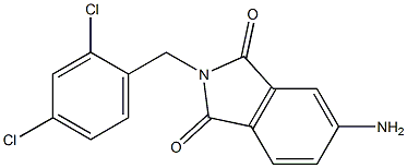 5-amino-2-[(2,4-dichlorophenyl)methyl]-2,3-dihydro-1H-isoindole-1,3-dione Struktur