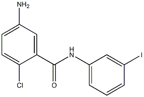 5-amino-2-chloro-N-(3-iodophenyl)benzamide Struktur